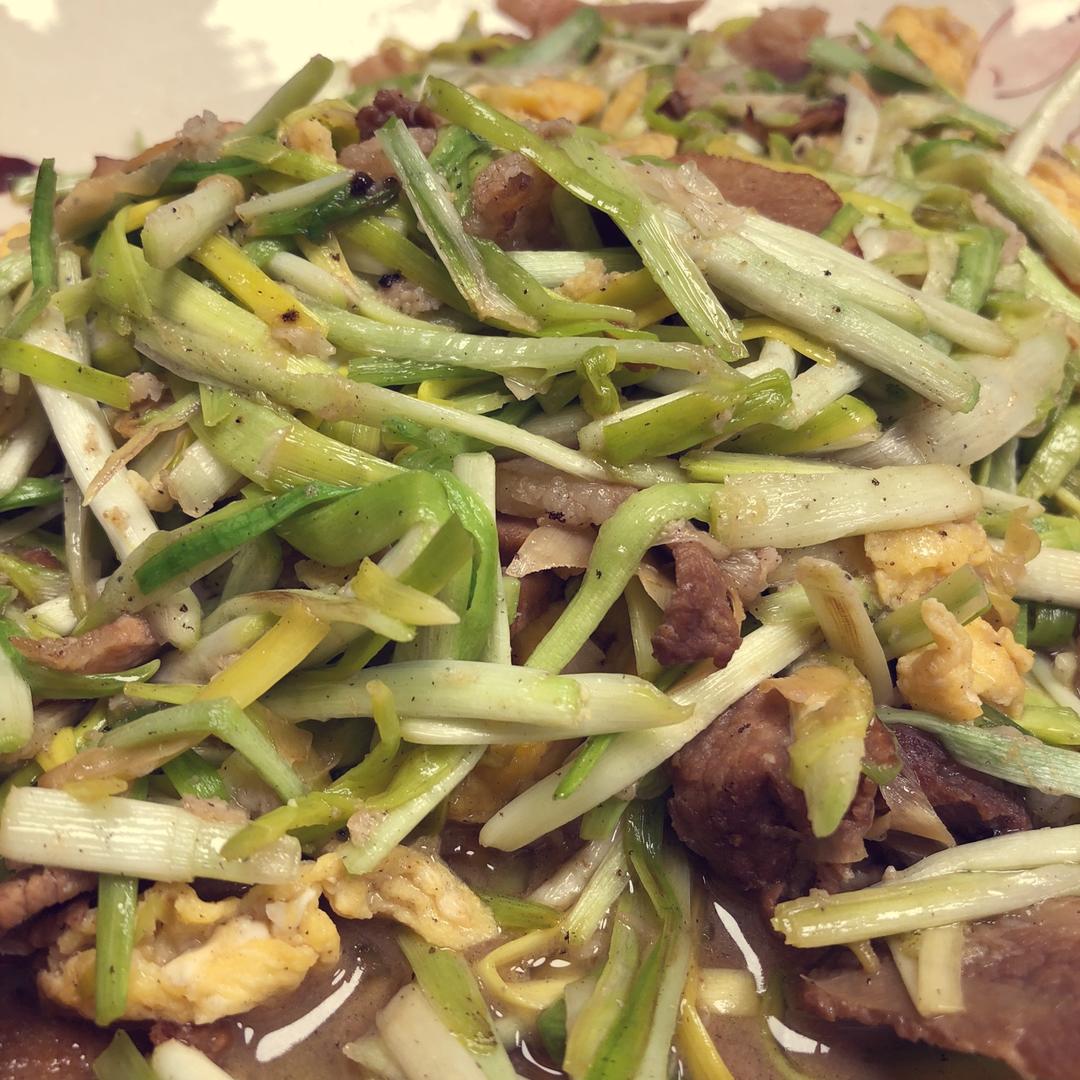 蒜黄炒蛋