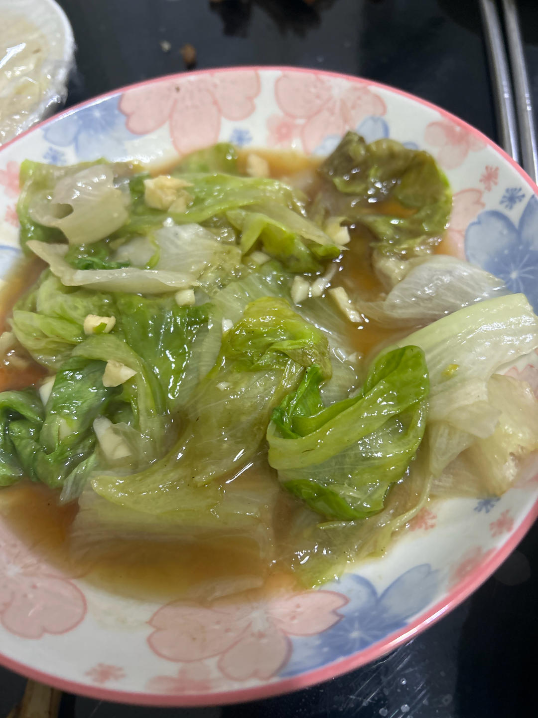 清炒圆生菜（超简单）