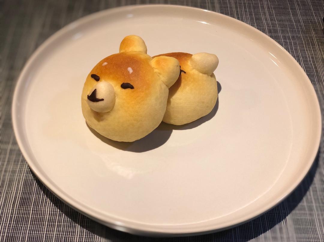 隐于朝野做的柴犬面包