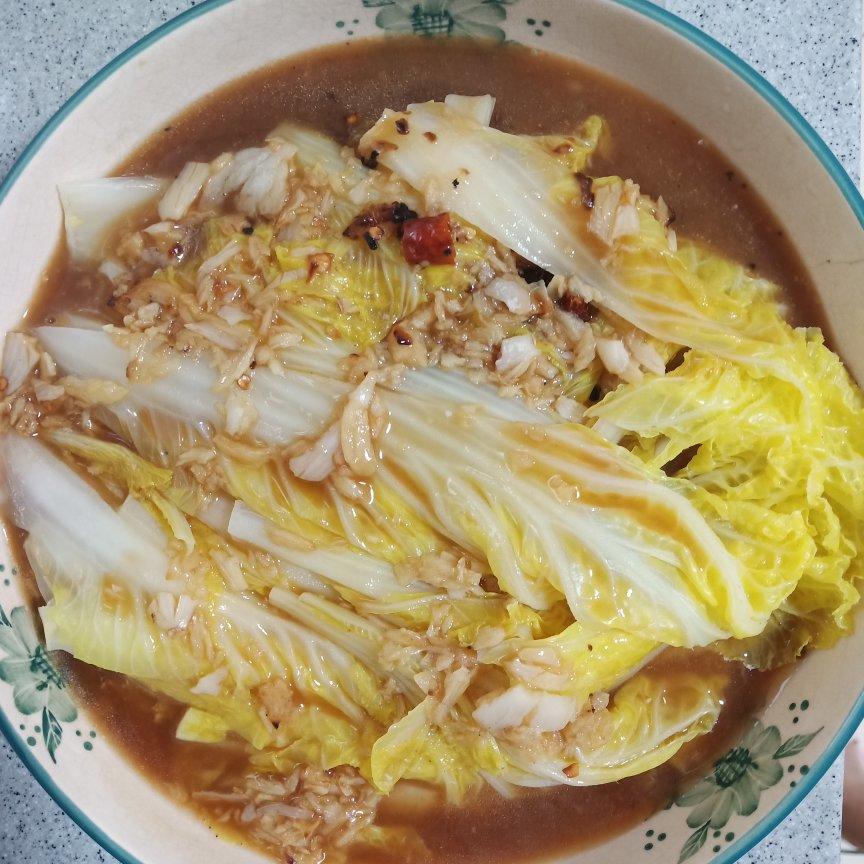 5分钟搞定‼️家常菜蒜香娃娃菜，巨好吃！