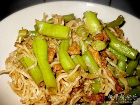 扁豆焖面的做法