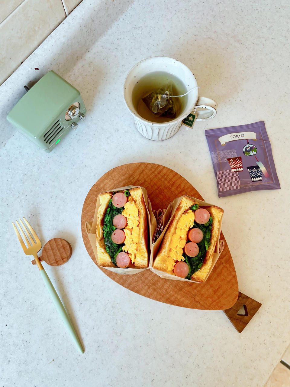 牛油果🥑三明治（附油纸包三明治方法）