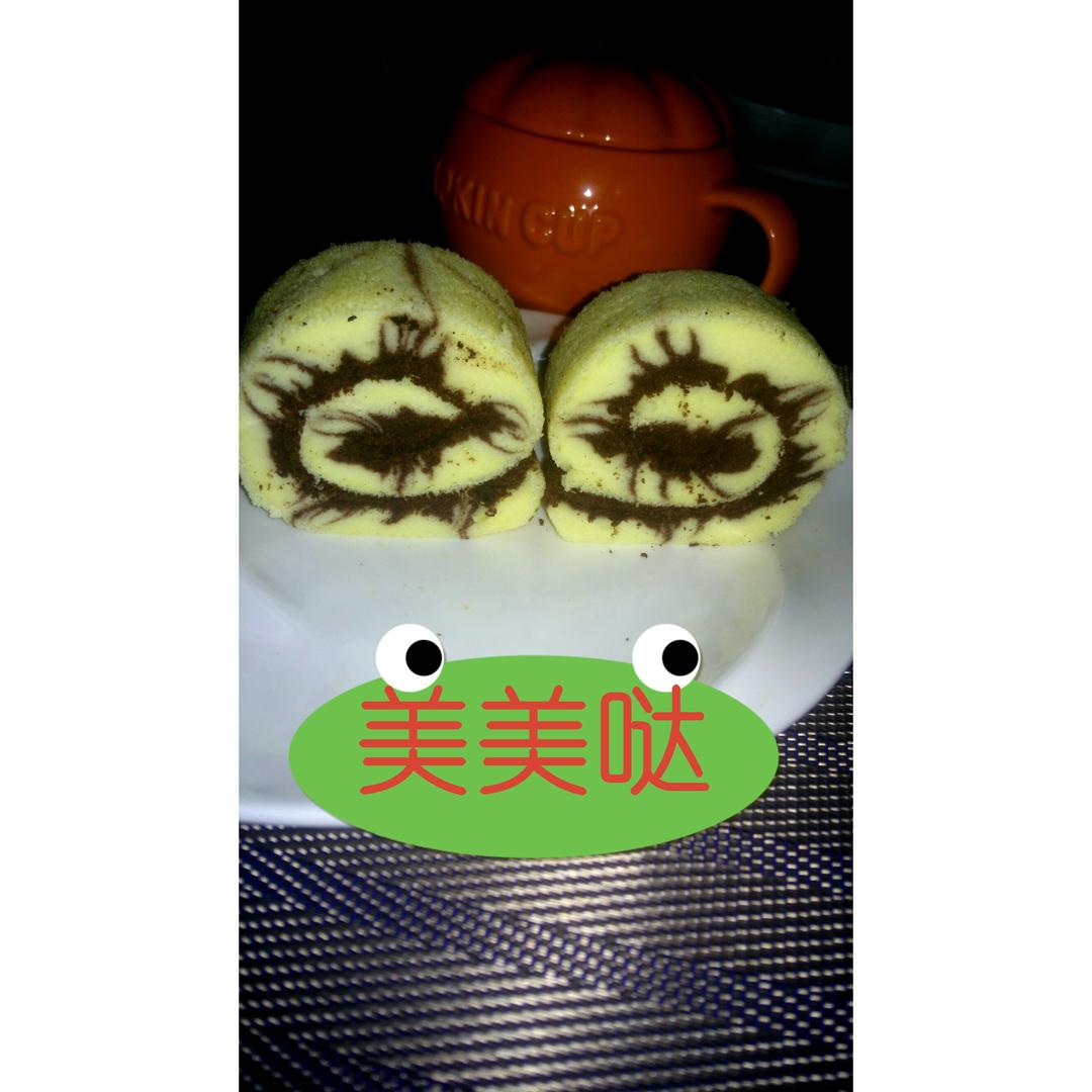 可可旋风蛋糕卷（视频）
