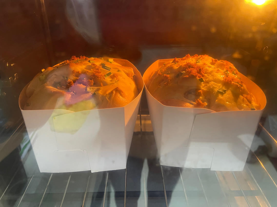 肉松手撕面包—超软会爆浆的面包哟