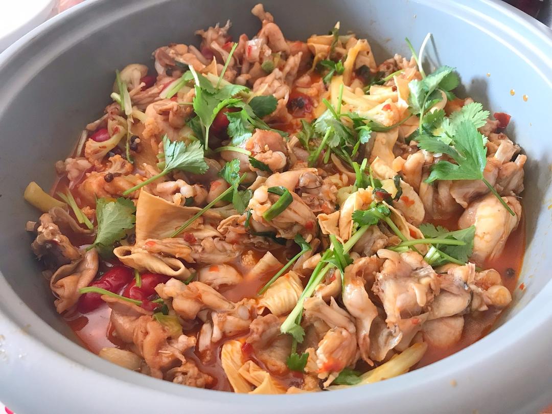 家庭版干锅牛蛙