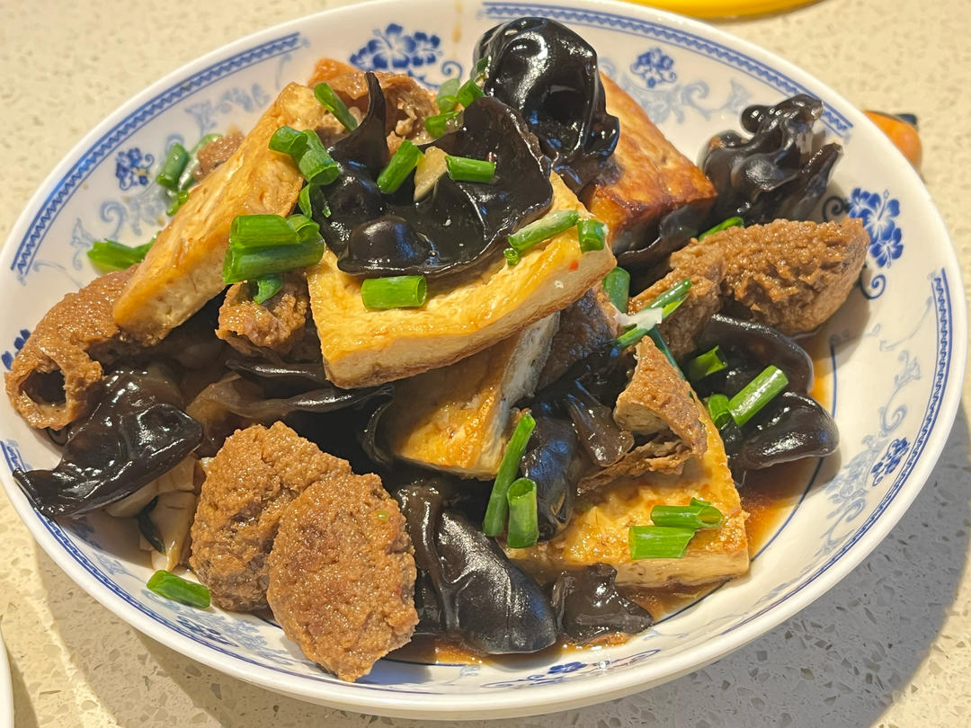 焖煎豆腐