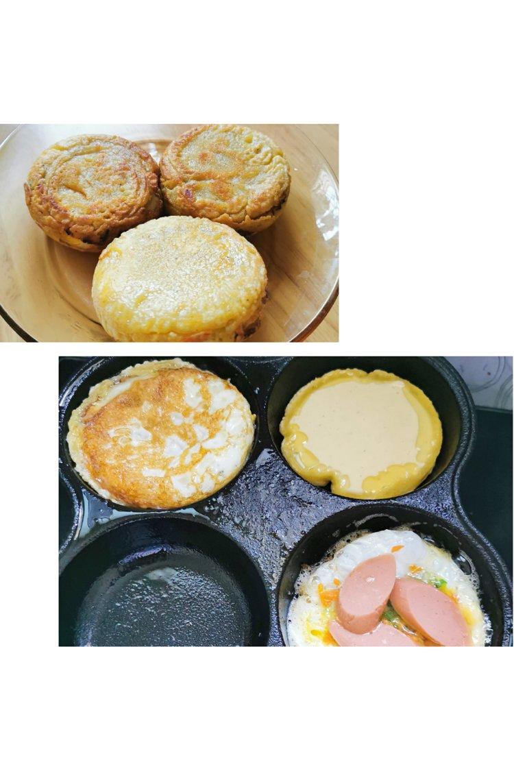 早餐霸王~沉甸甸鸡蛋汉堡
