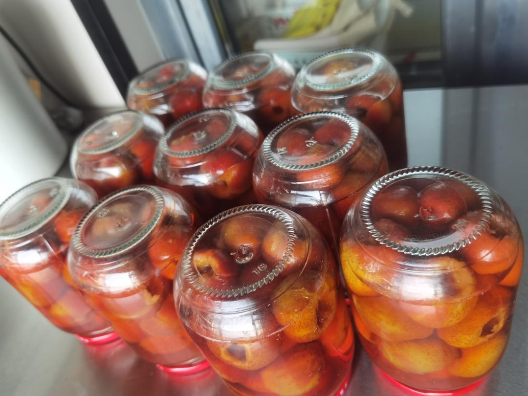 简单好吃的山楂罐头做好了！