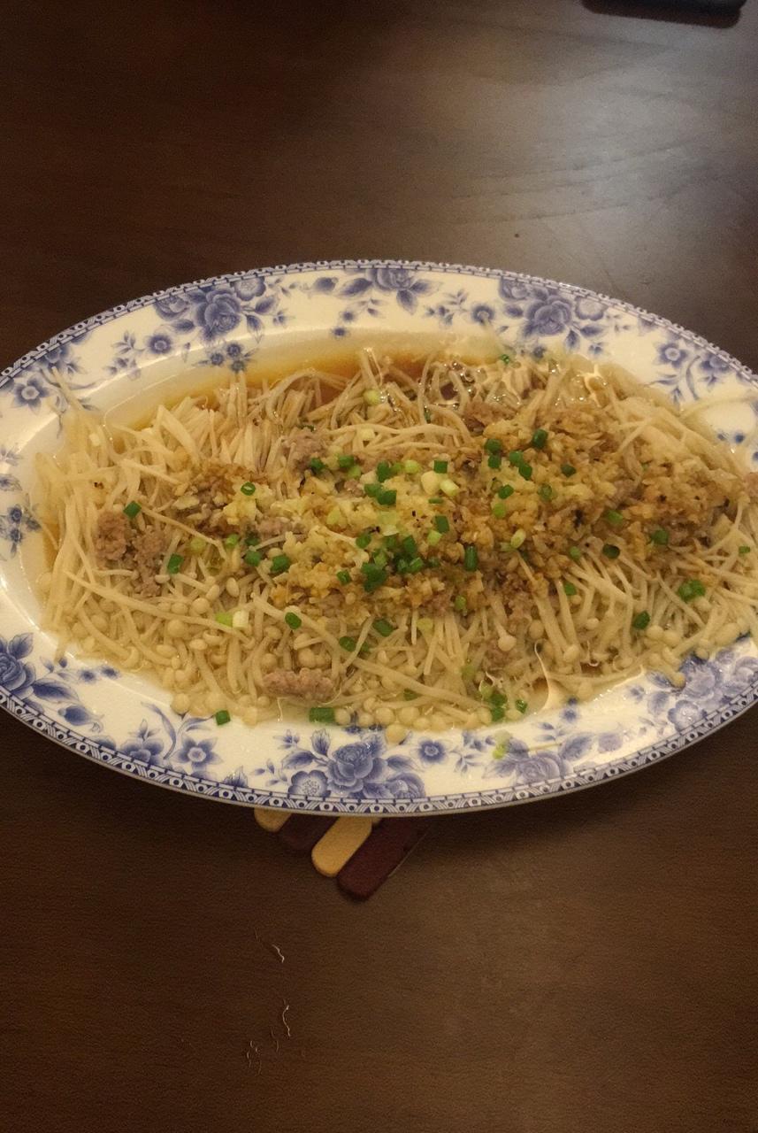 蒜蓉蒸金针菇