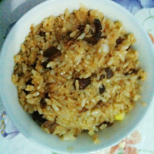 香菇肉丁油饭