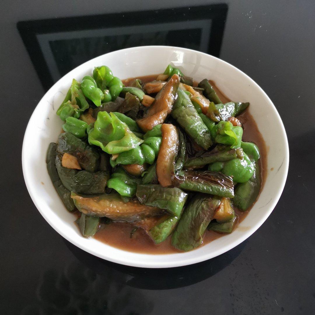 豆角烧茄子