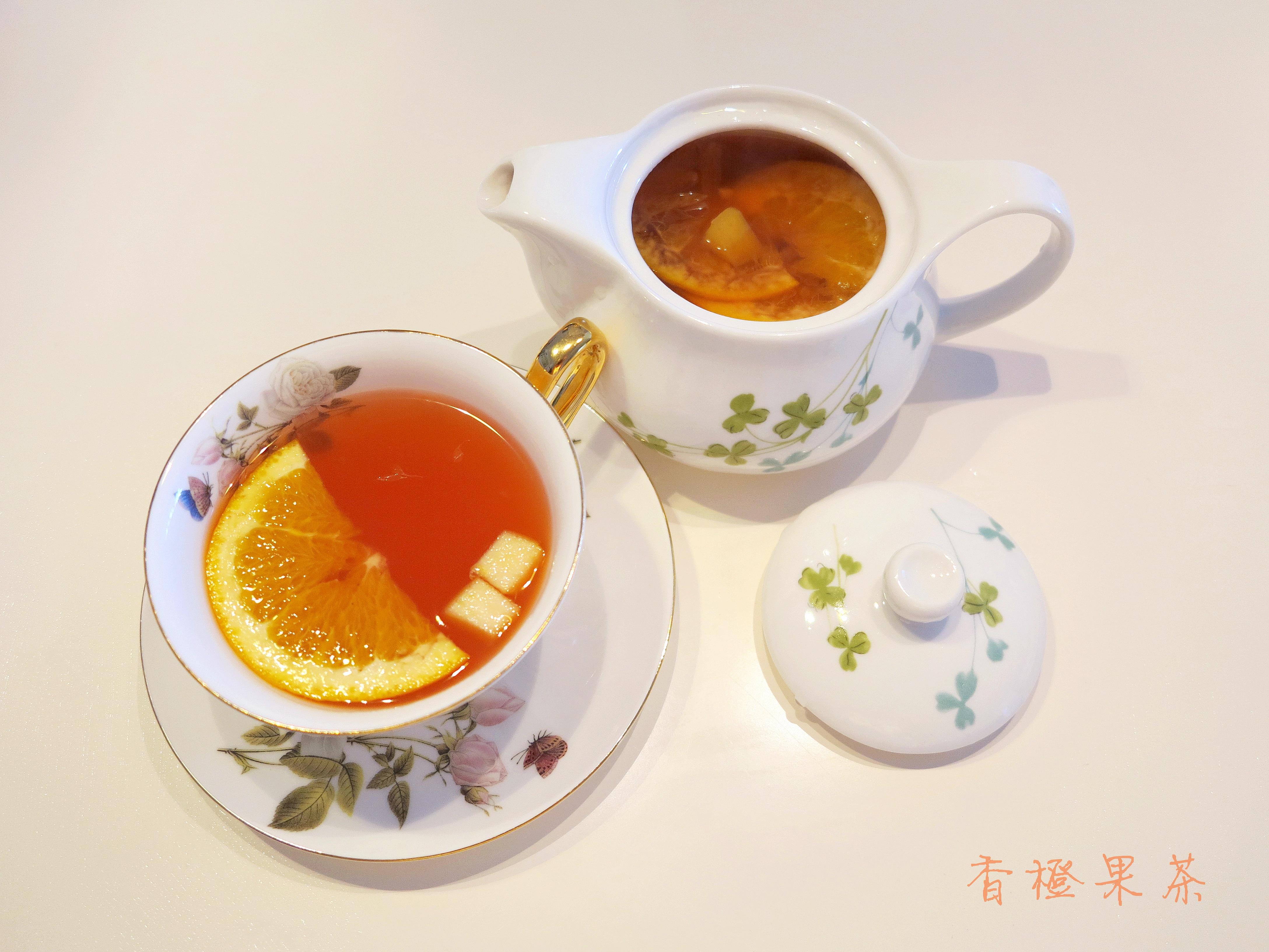 香橙果茶的做法