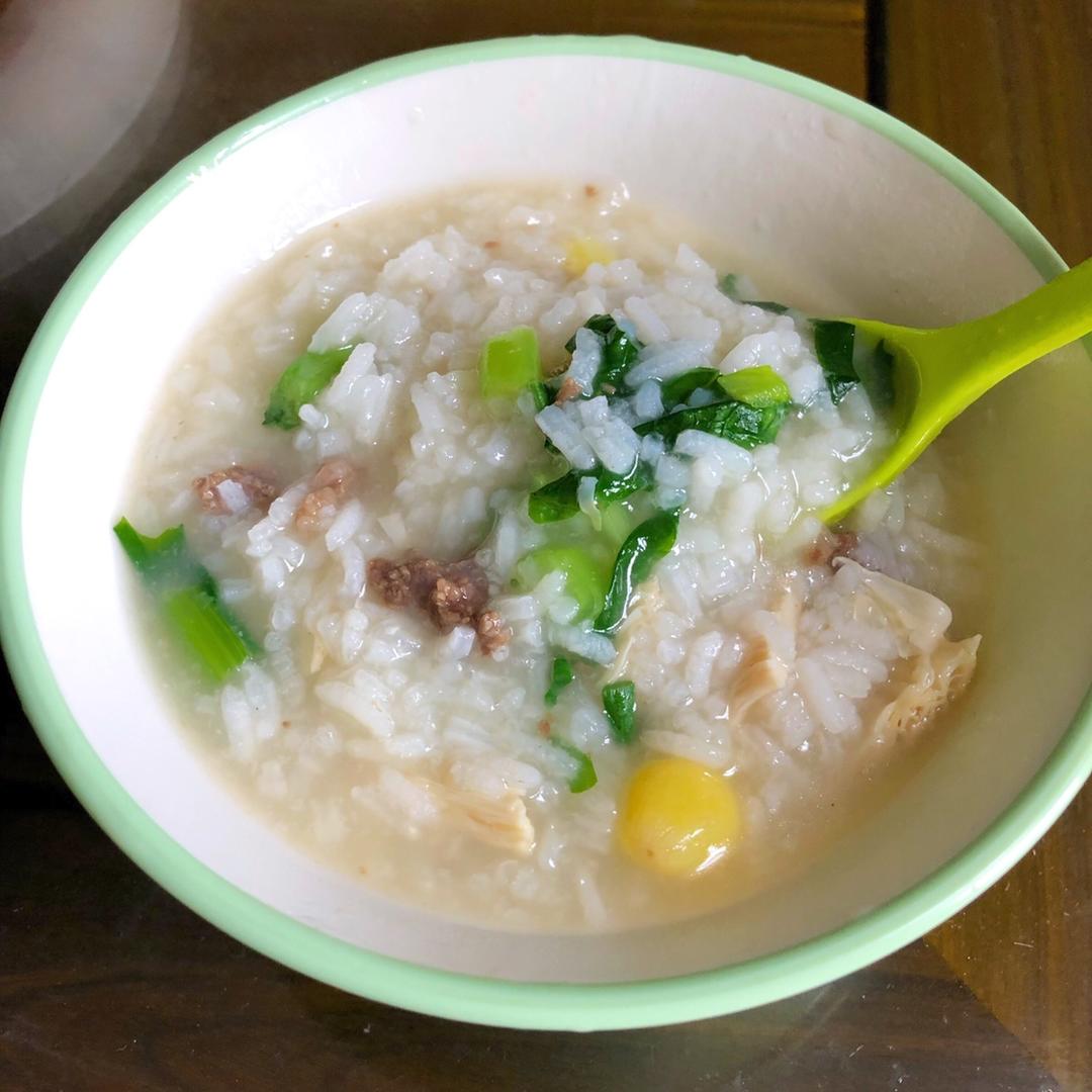 白果腐竹干贝粥
