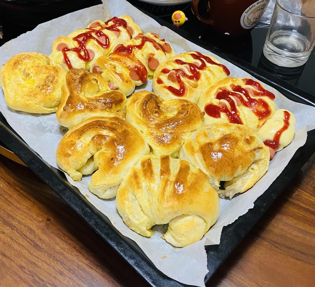 纯奶手撕吐司的做法 步骤1