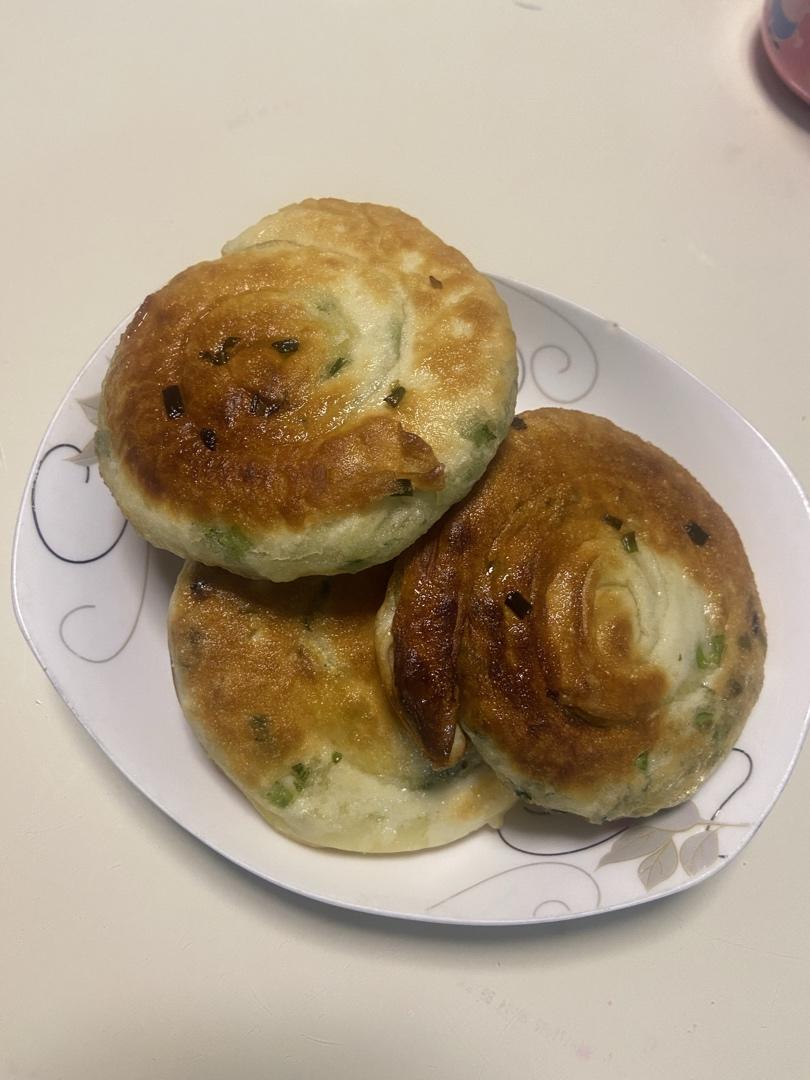 黄油葱香烙饼（发面）