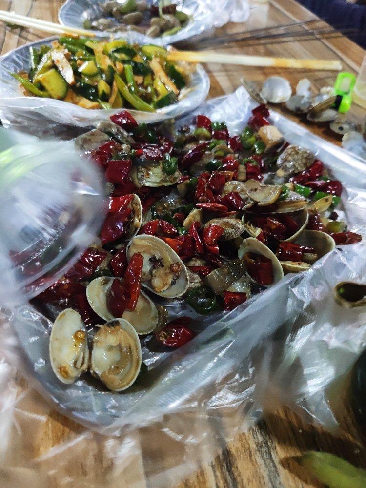 爆炒花甲