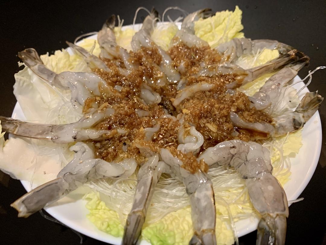 蒜蓉粉丝蒸虾
