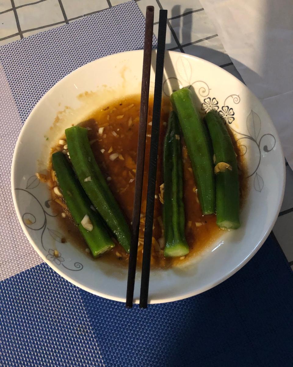 ‼️从此爱上秋葵‼️
白灼秋葵