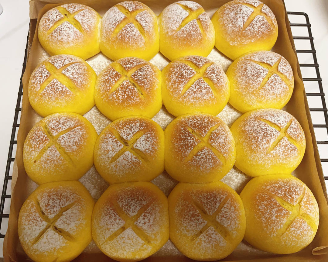 南瓜小餐包的做法