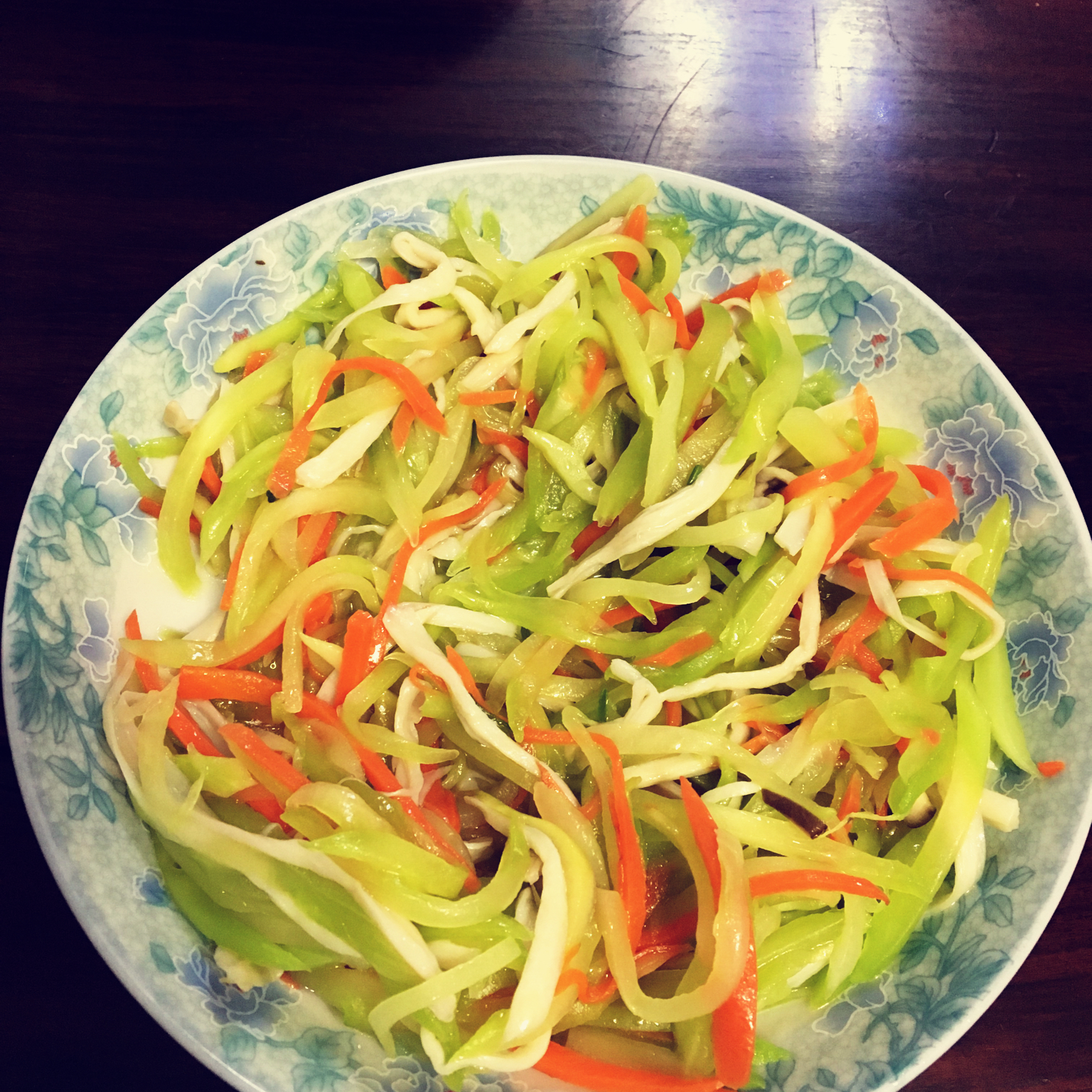 清炒胡萝卜芦笋