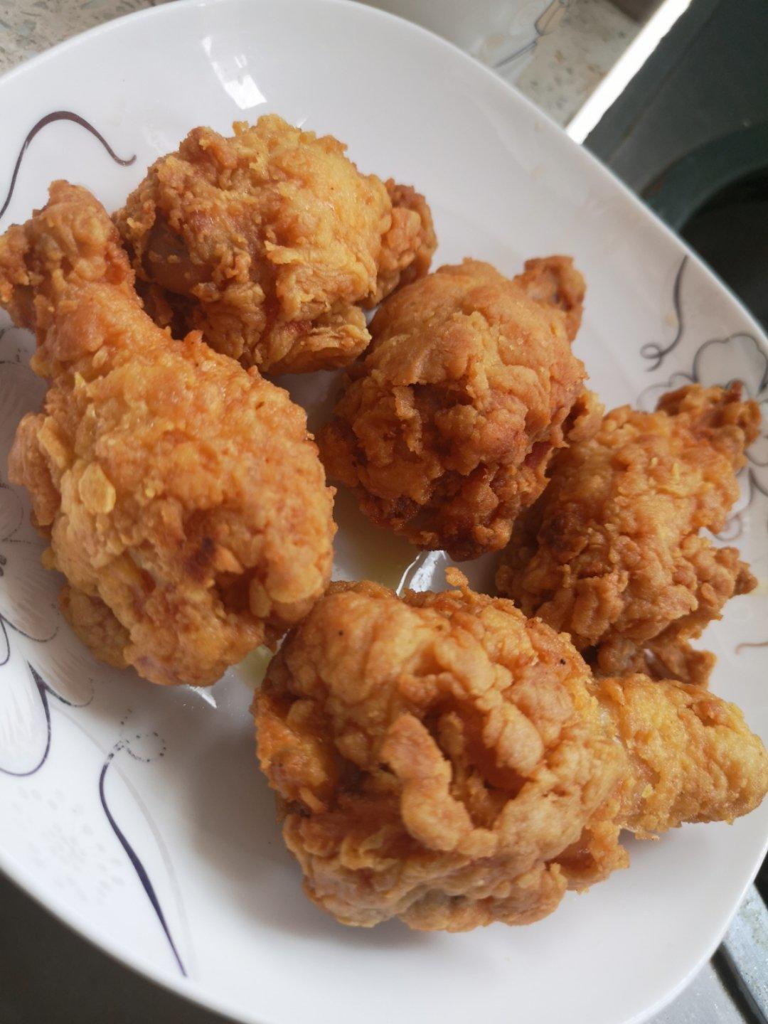 不用炸鸡粉也可以炸出酥脆炸鸡腿