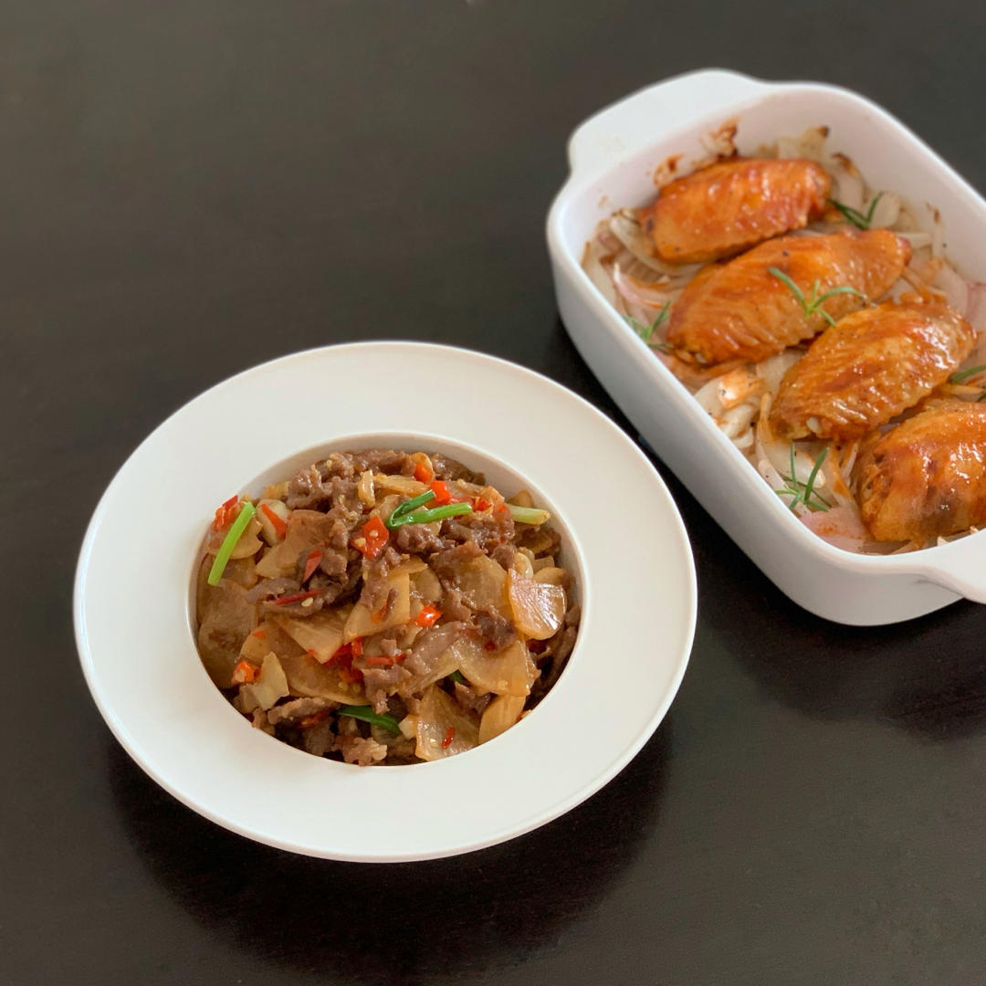 酸萝卜炒牛肉