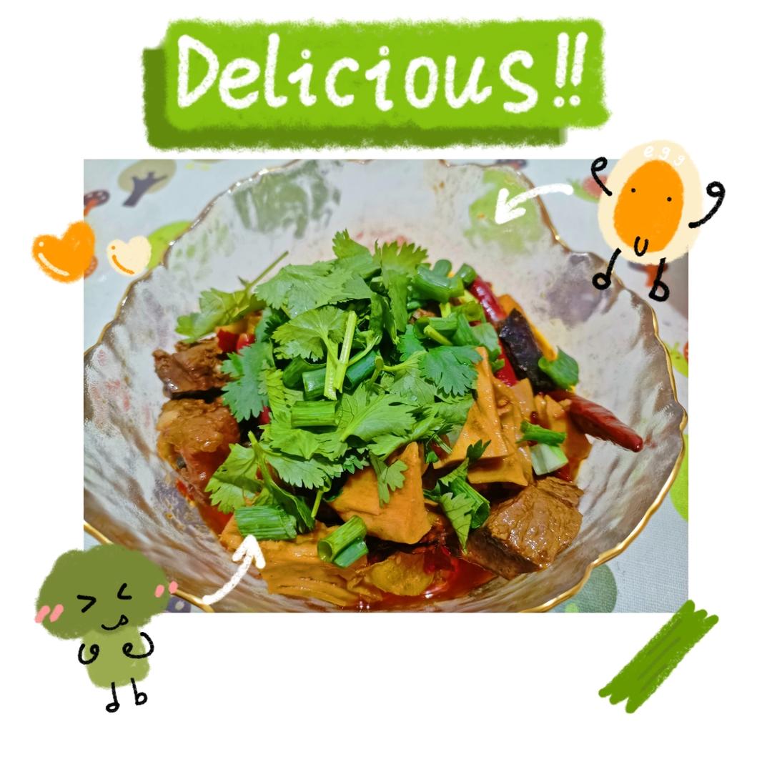 保姆级别的笋子烧牛肉（超简单，超好吃）