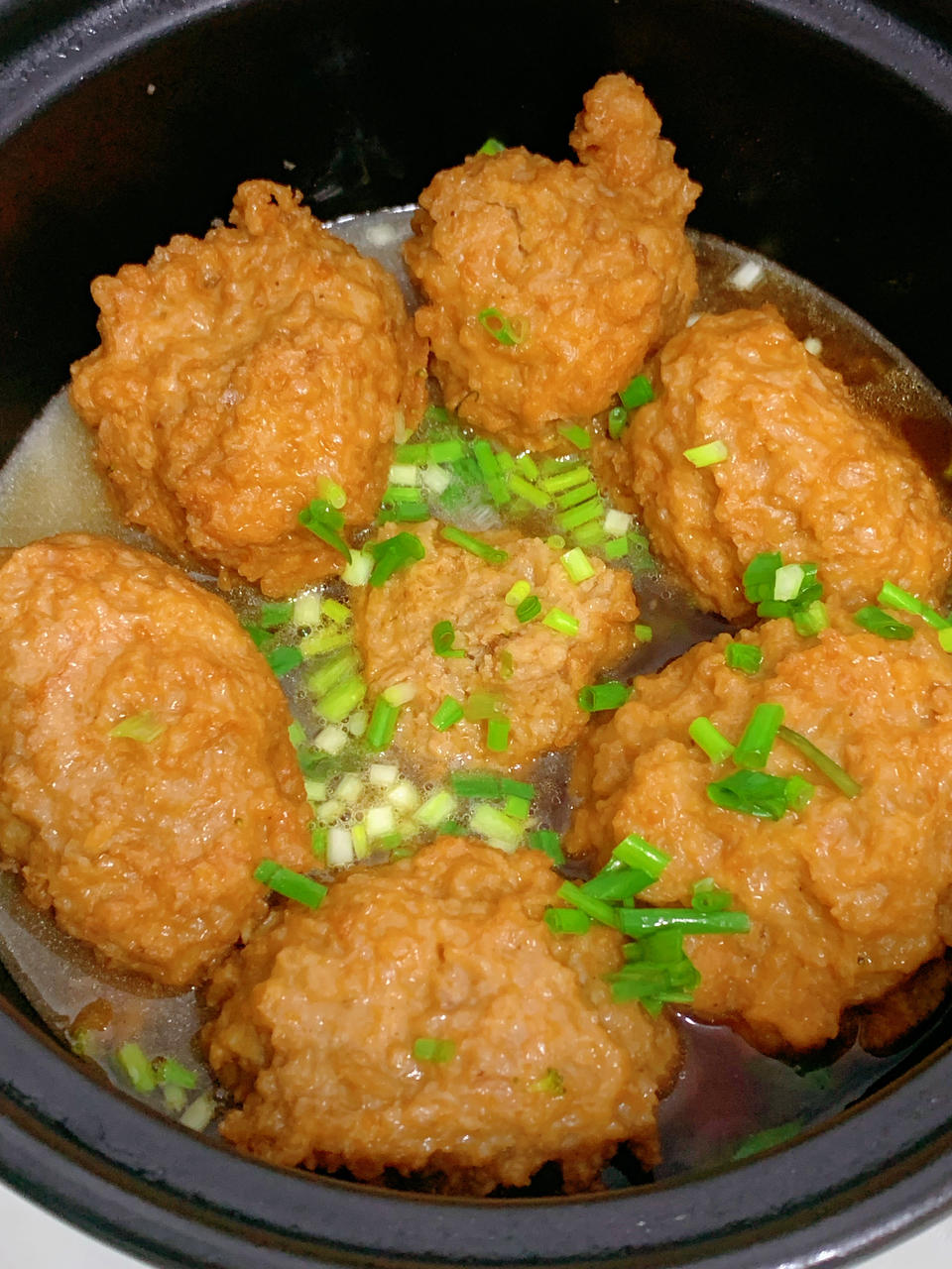简单的红烧狮子头～拌饭太香了