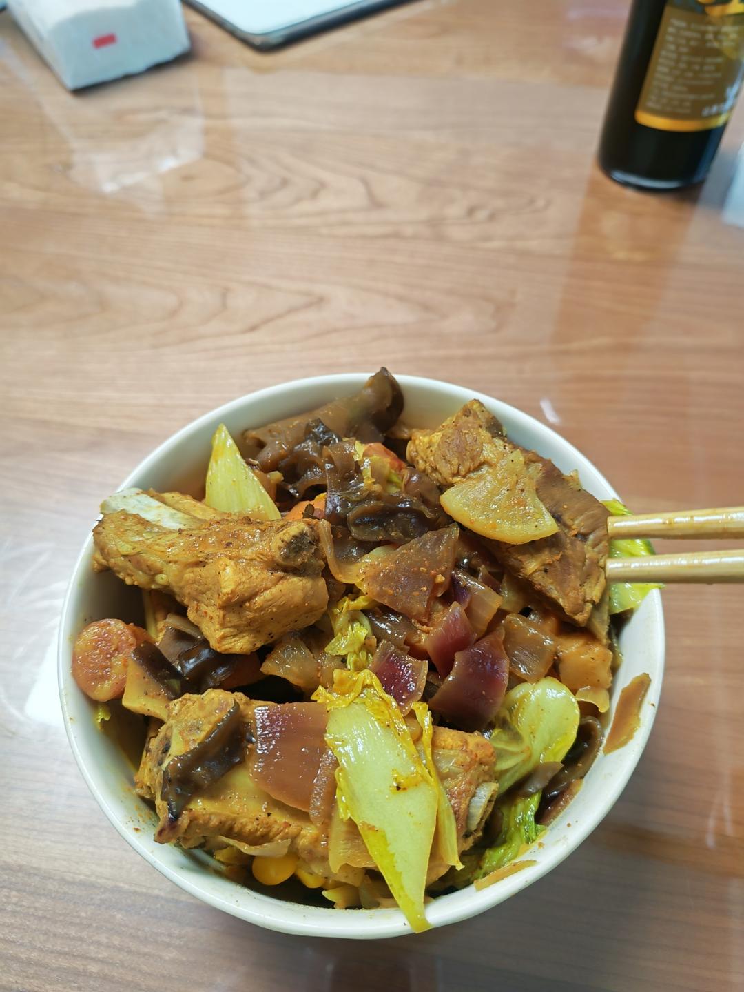 咖喱土豆鸡块