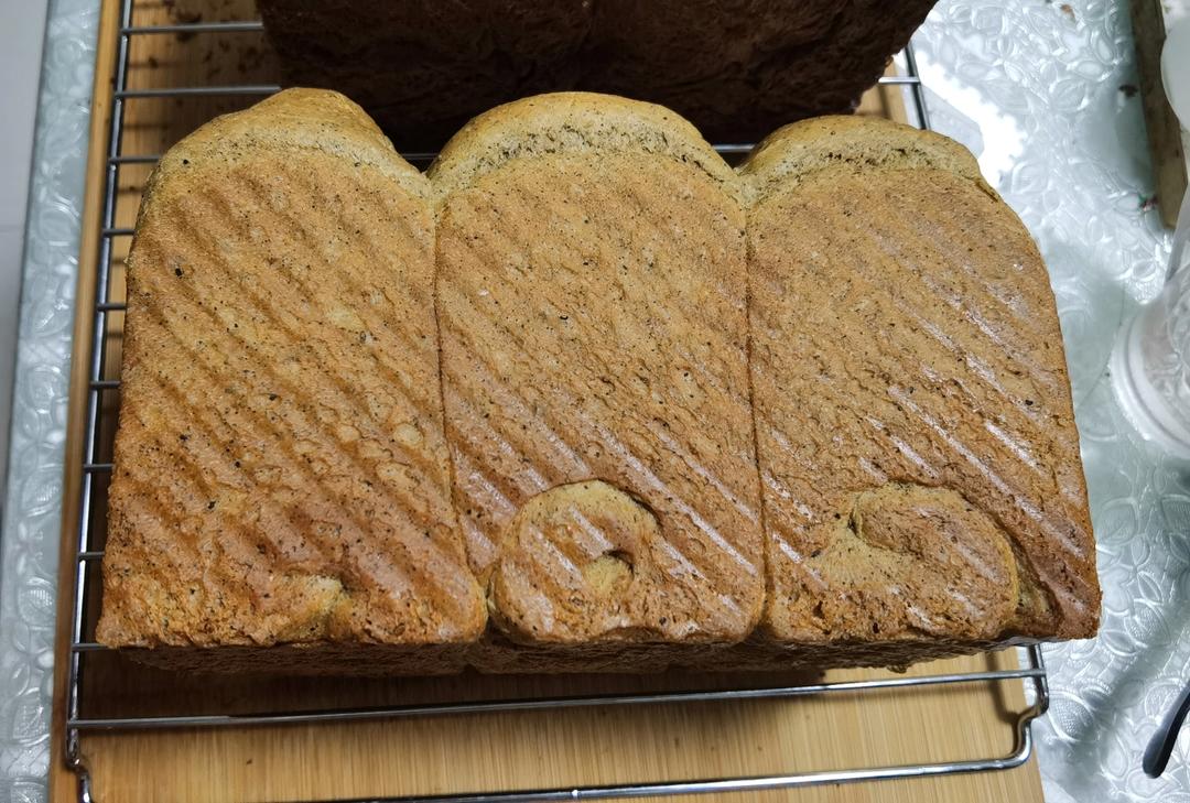 ☕️伯爵奶茶全麦吐司🍞超香清新口味～减脂全麦面包🥯