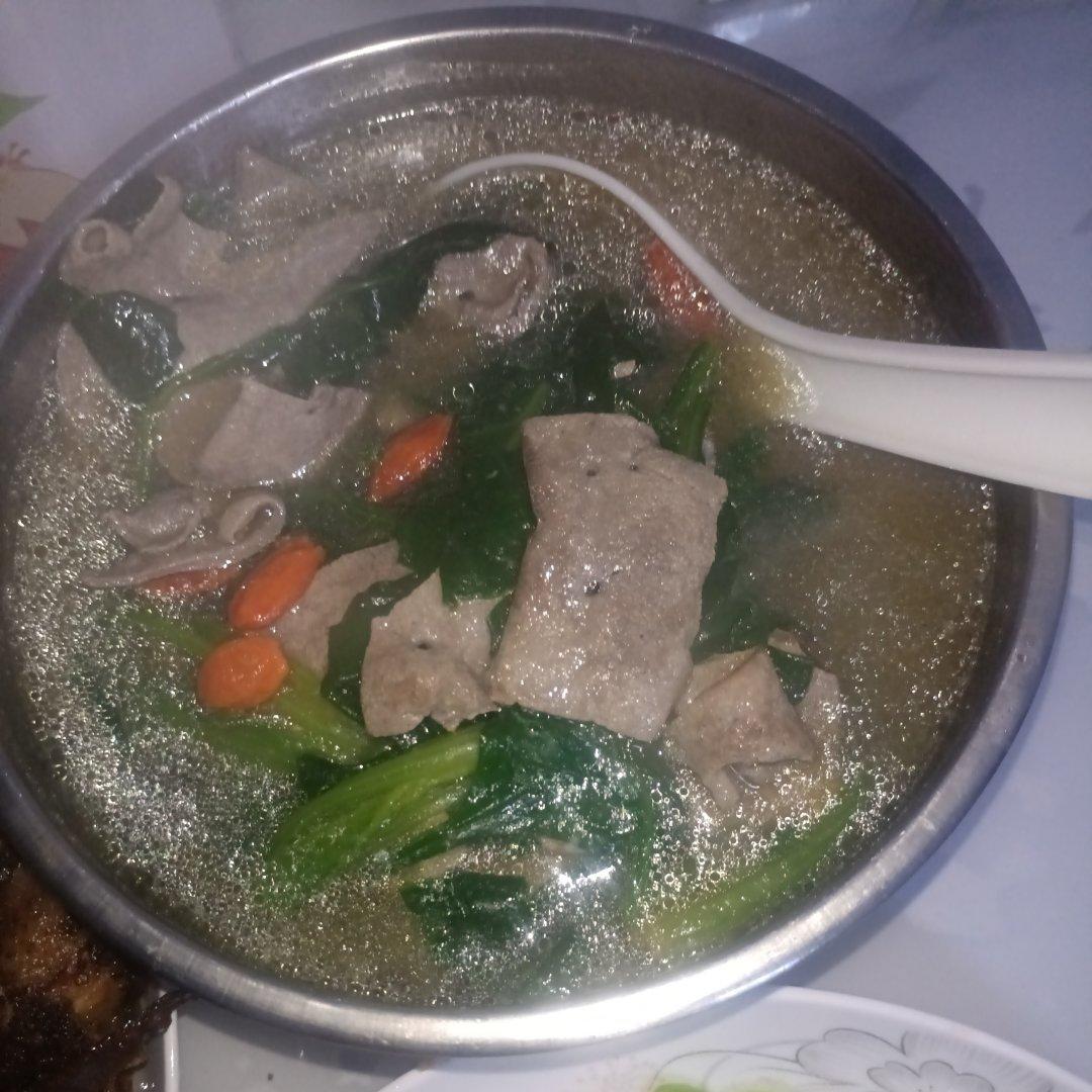 菠菜猪肝汤