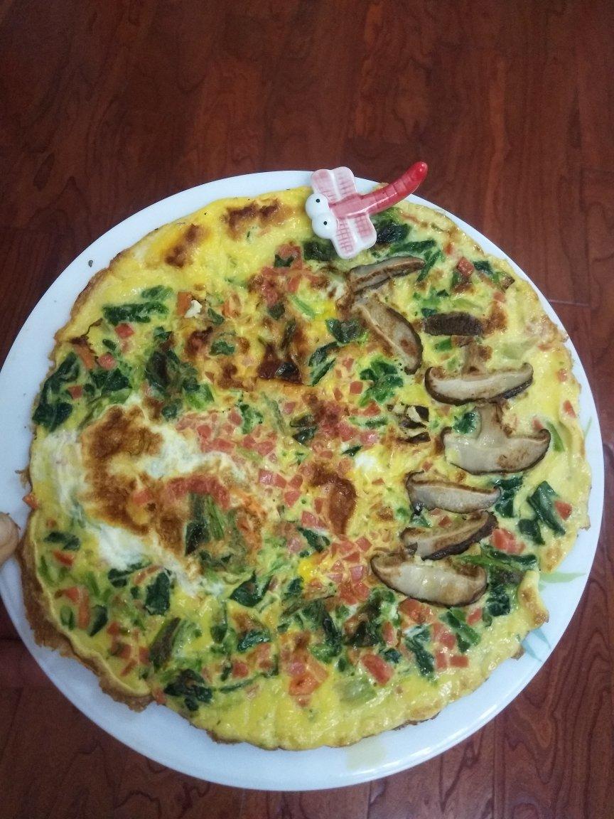 低脂菠菜蛋饼