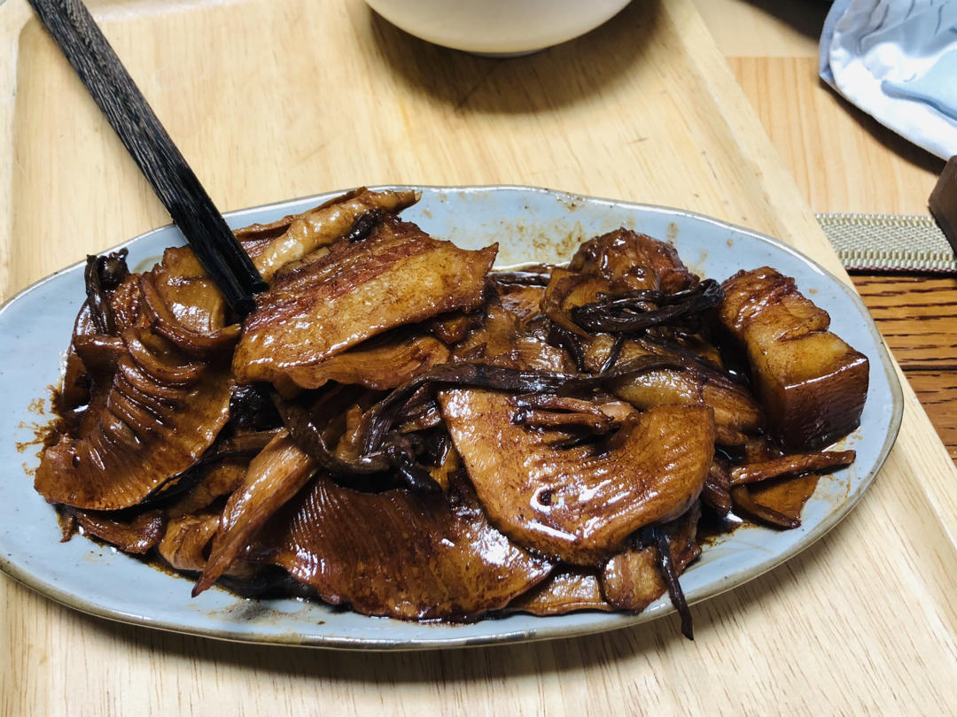 笋虾（竹笋干）南乳焖五花肉