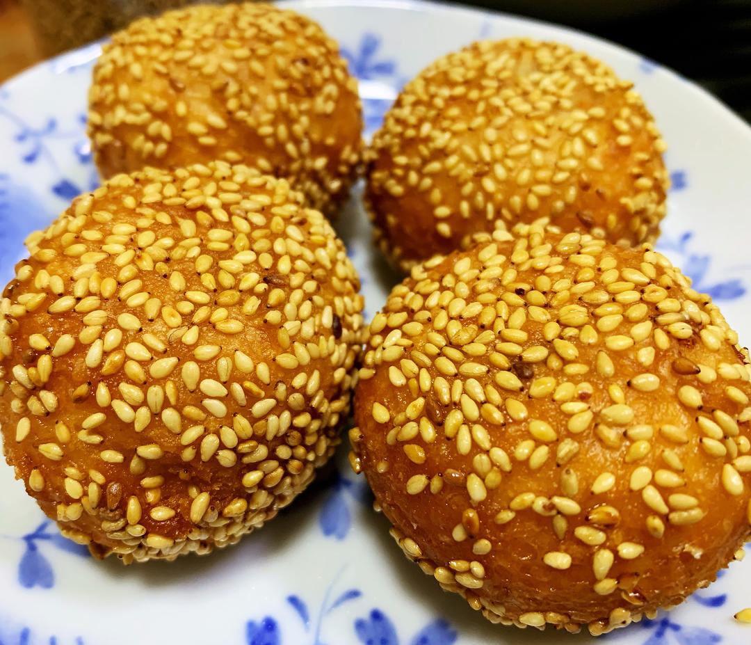 豆沙小麻球的做法