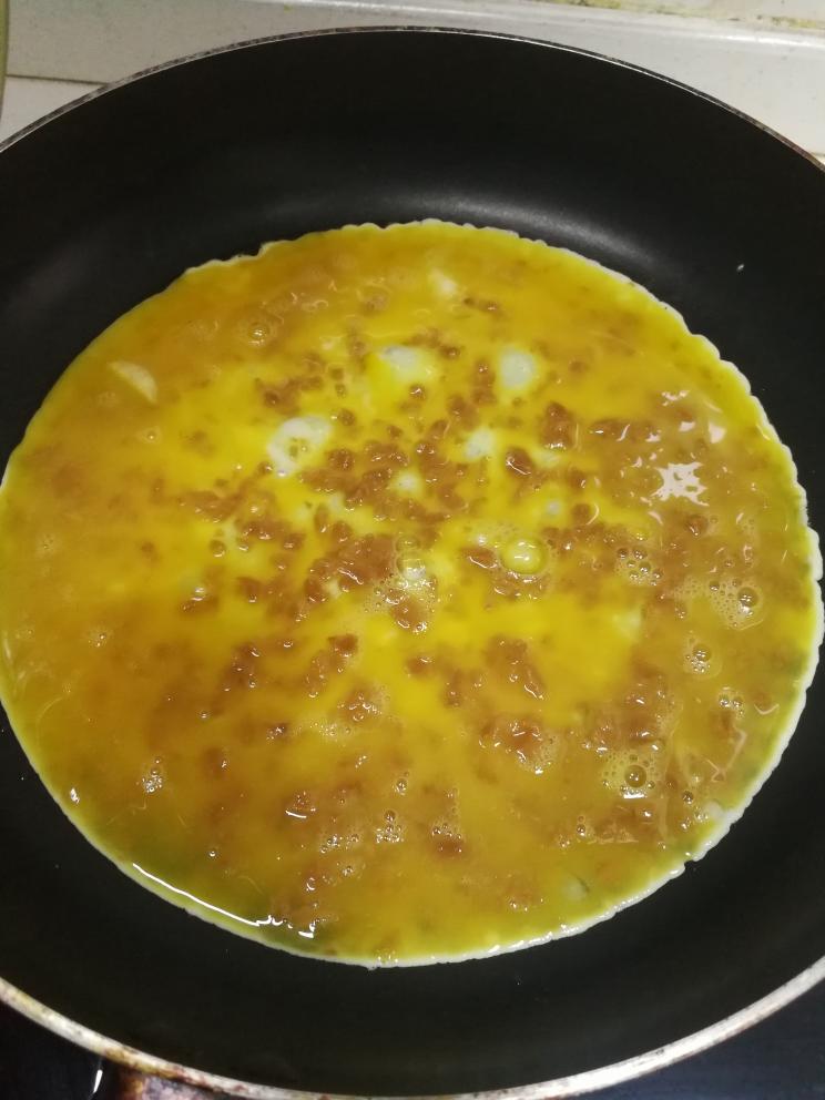 香煎鸡蛋萝卜干的做法