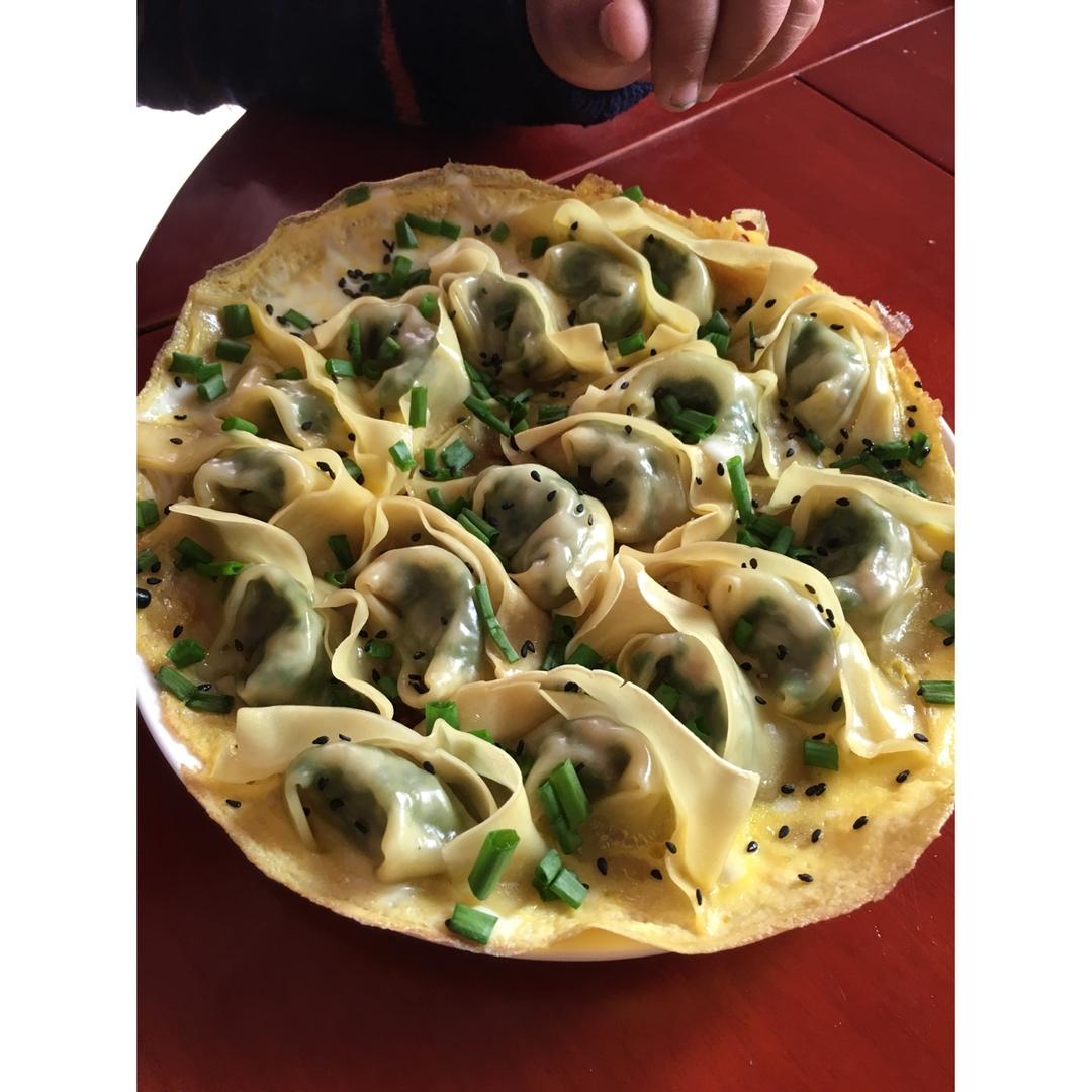 抱蛋煎馄饨
