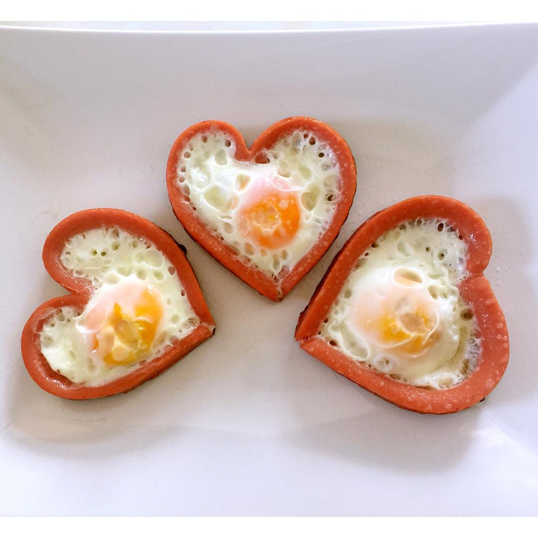 爱心煎蛋