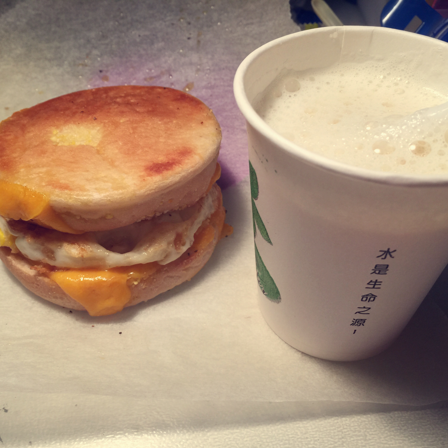 蛋奶素版 麦当劳麦满分 没有猪柳的麦香猪柳蛋