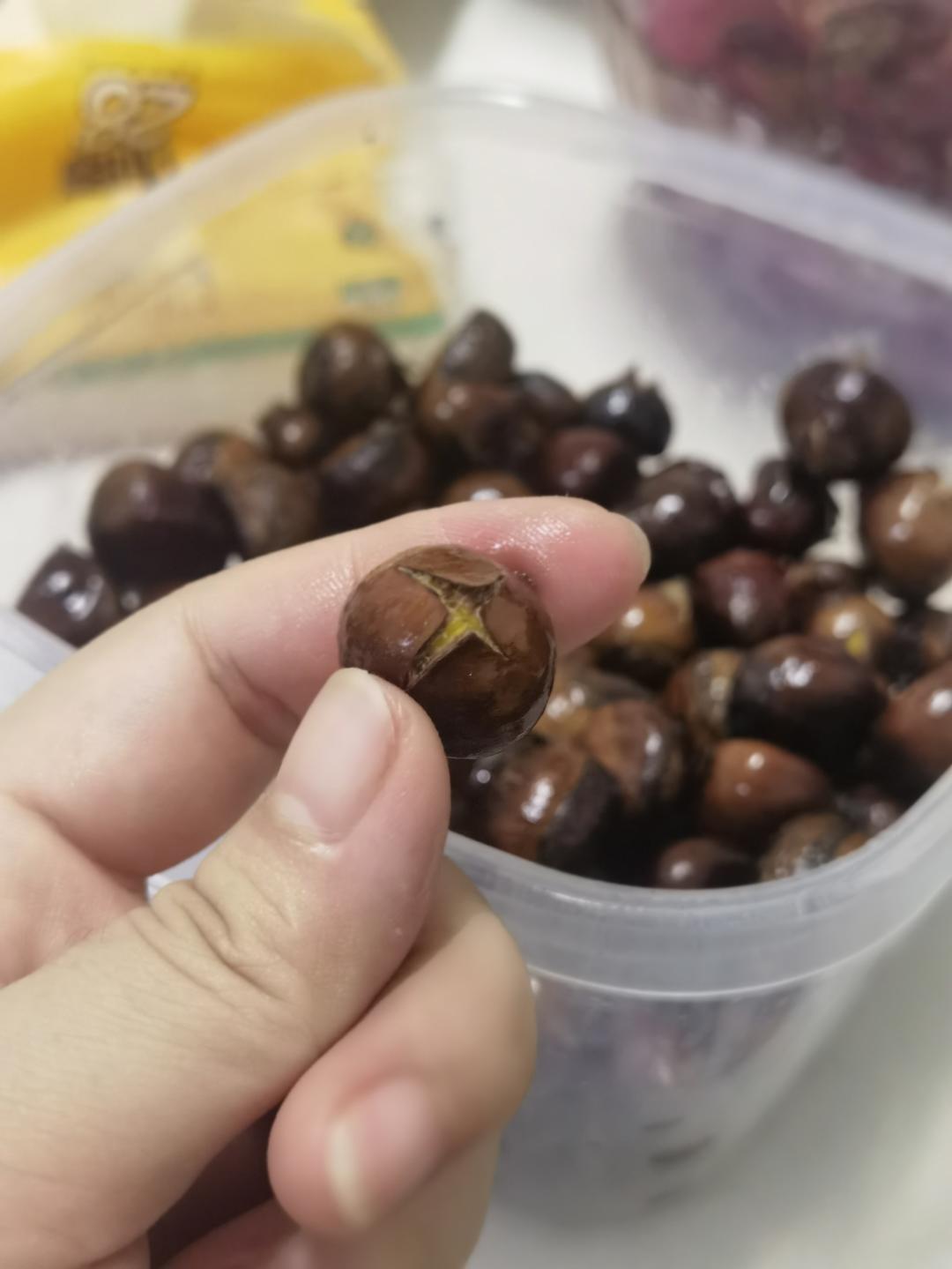 微波炉版蜂蜜栗子