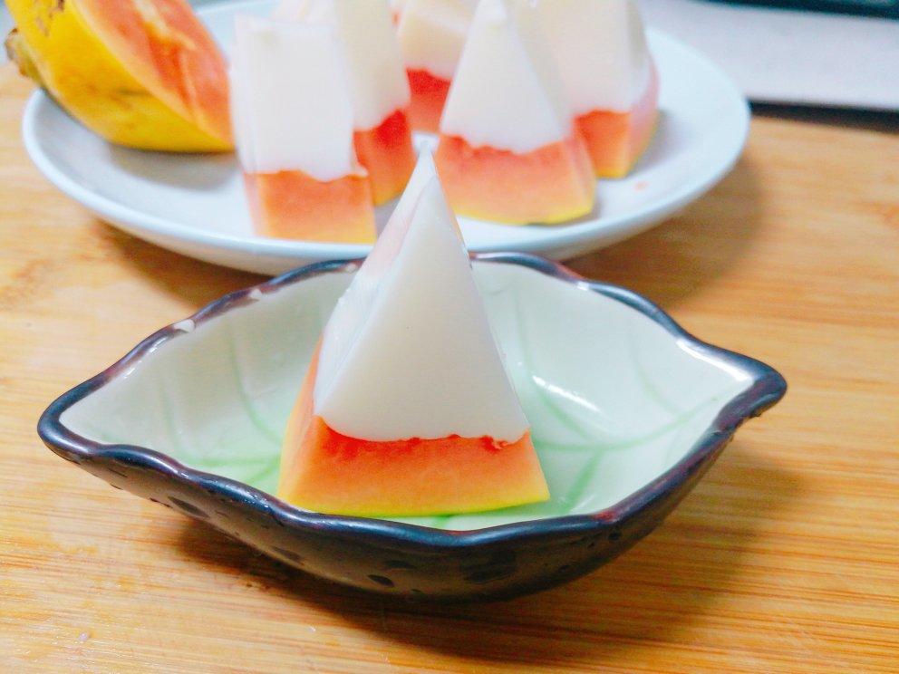 木瓜椰奶冻