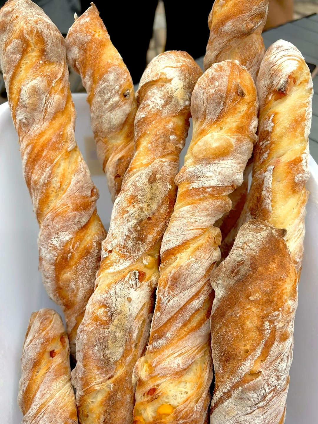 超级好吃的奶酪芝士脆肠恰巴塔！