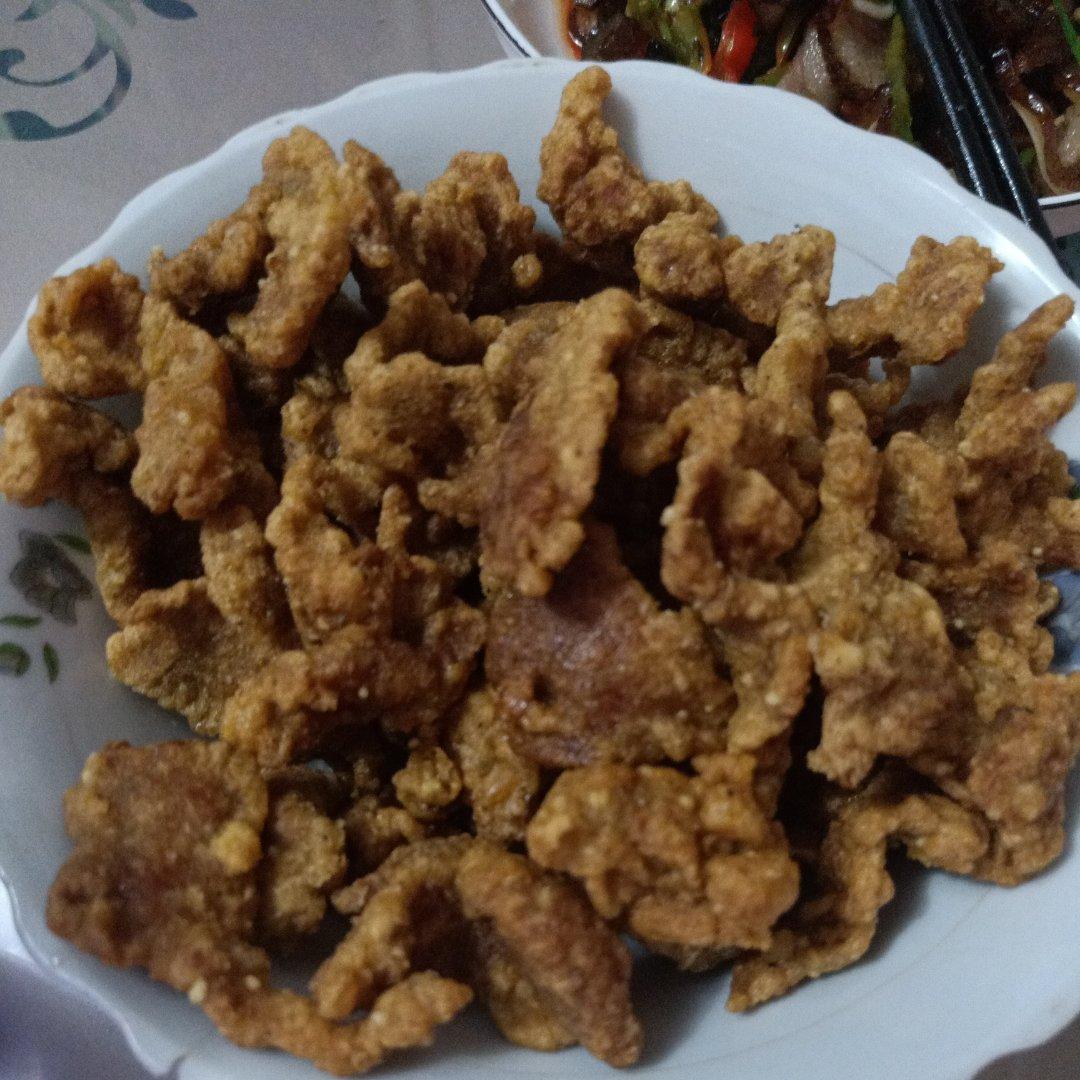 现炸酥肉