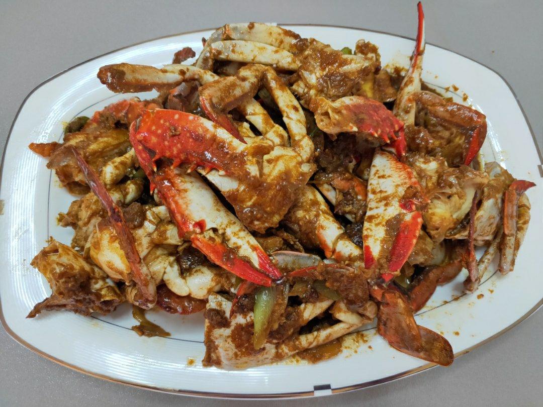 葱姜炒梭子蟹（very easy）