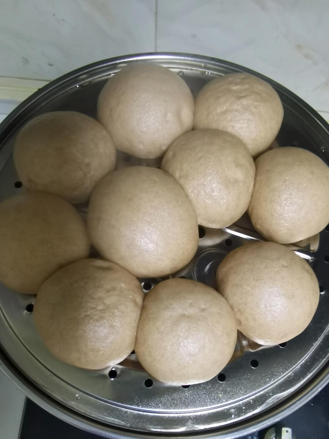 烫面馒头（一次发酵，个个水光肌）