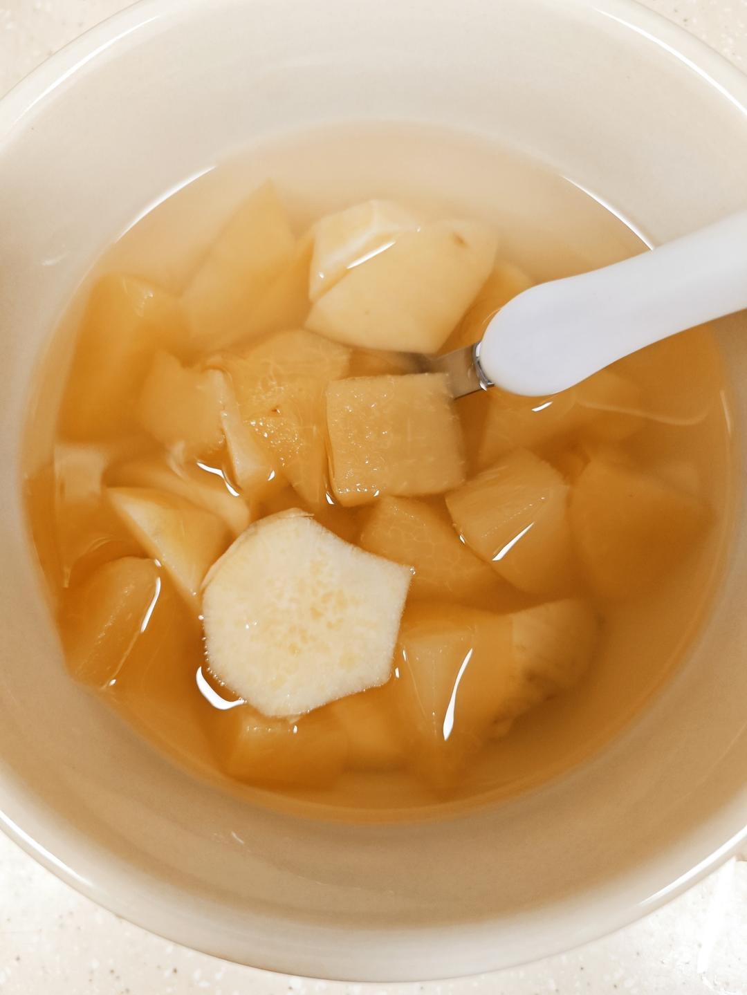 糖水宵夜—红薯苹果甜汤电饭煲版