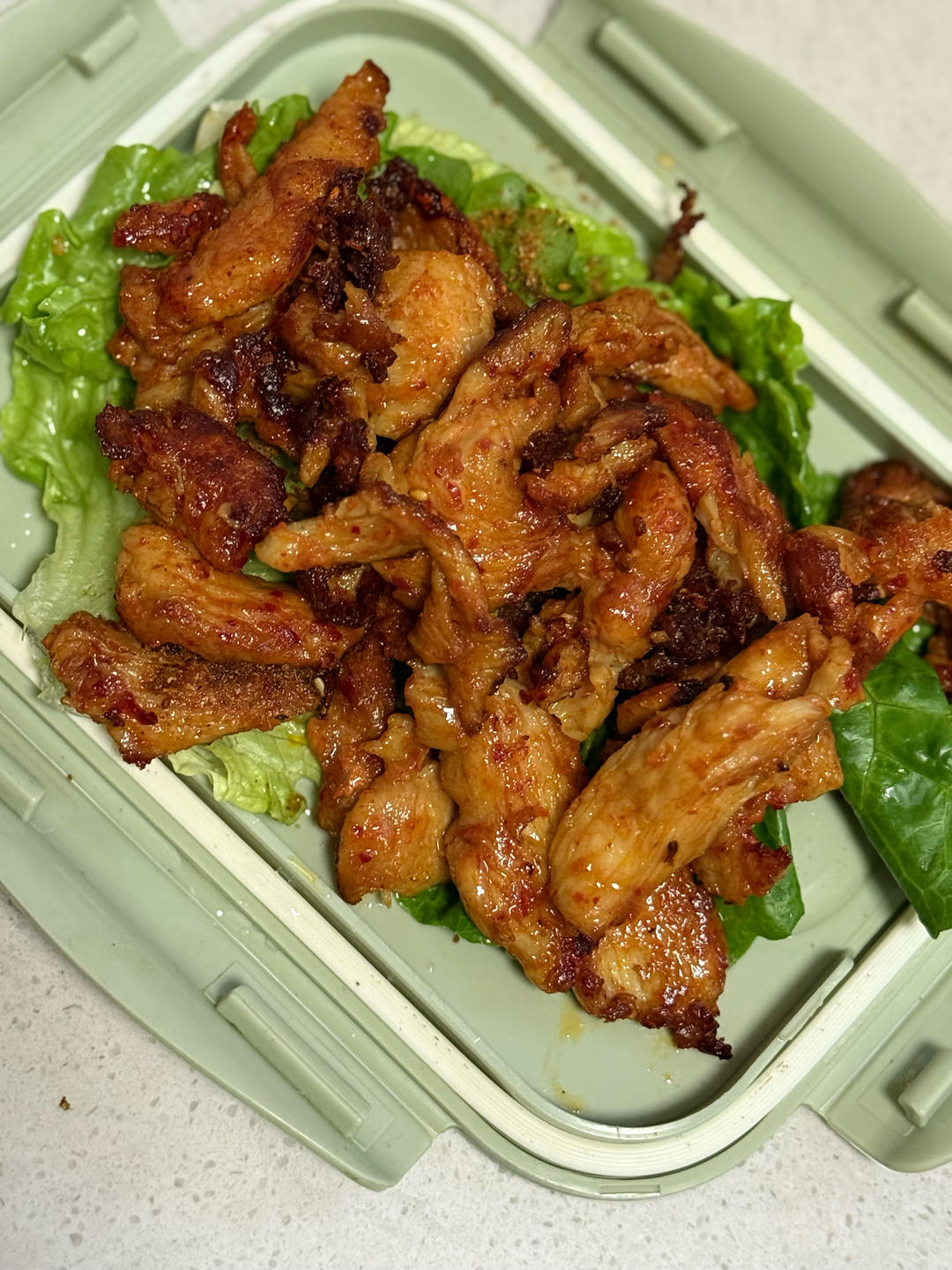 巨嫩的煎鸡胸肉