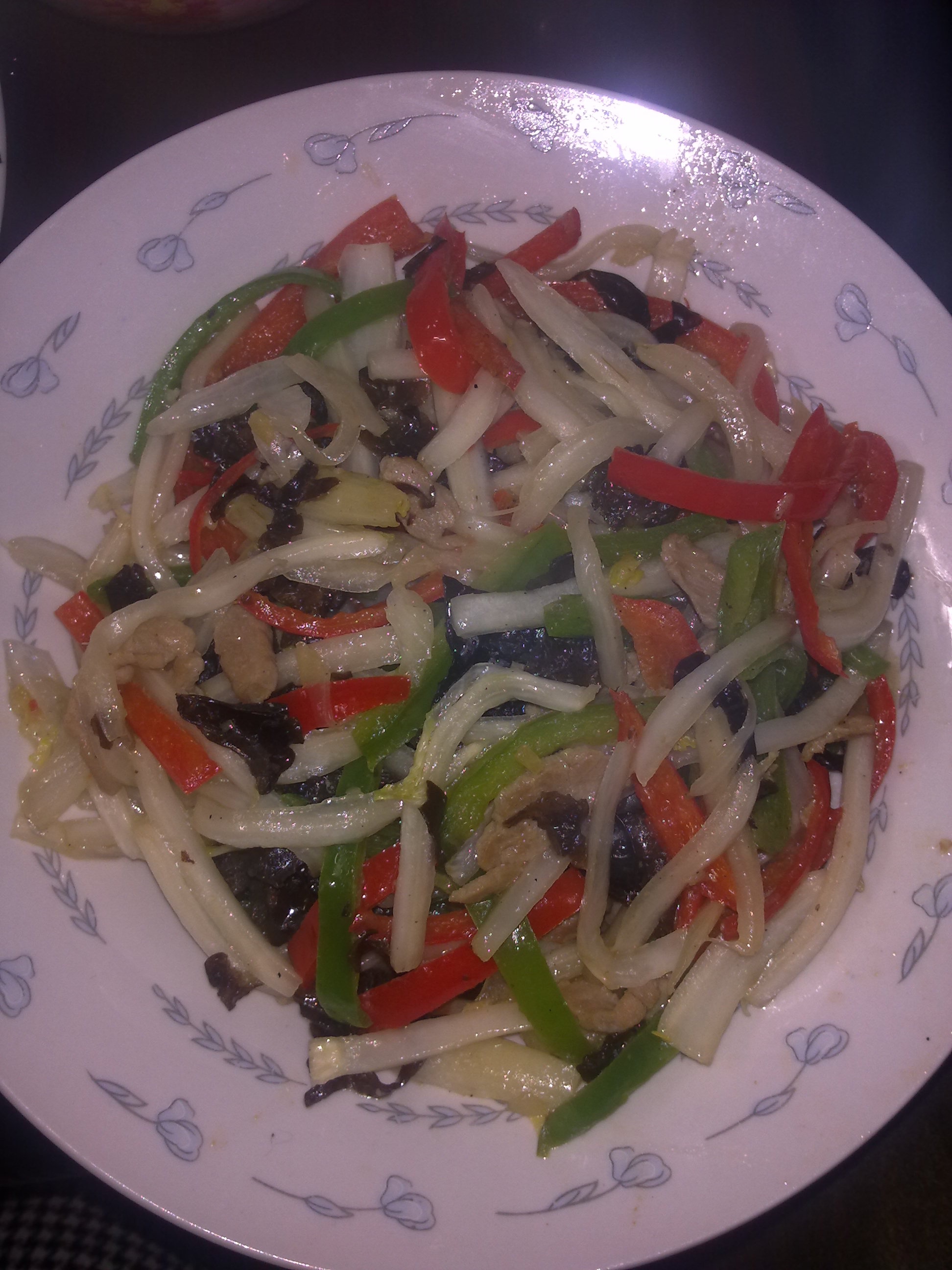 三丝炒大白菜