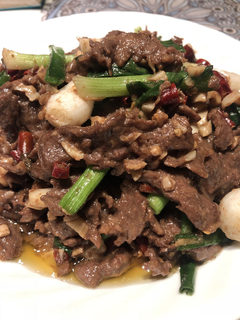 十八秒生爆牛肉