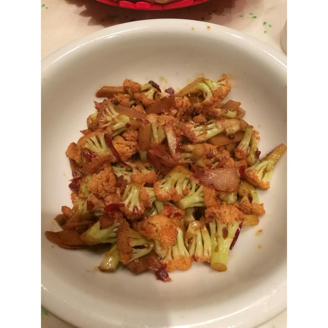 很“浪费”米饭的家常菜之一-------干锅菜花