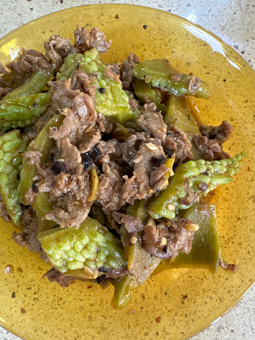 豉汁凉瓜炒牛肉